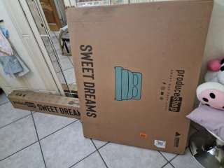 Letto francese una piazza e mezza in tessuto