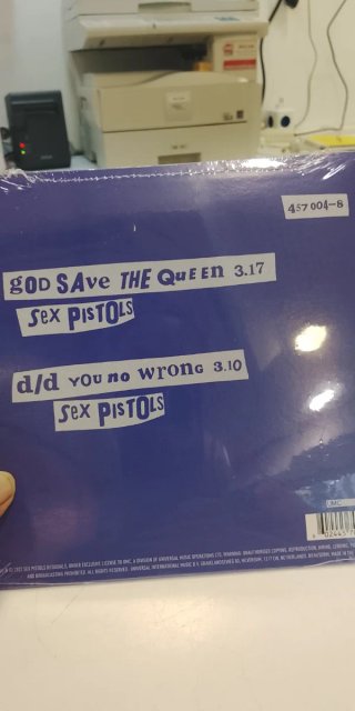 Vinilo Sex Pistols God Save The Queen Azul