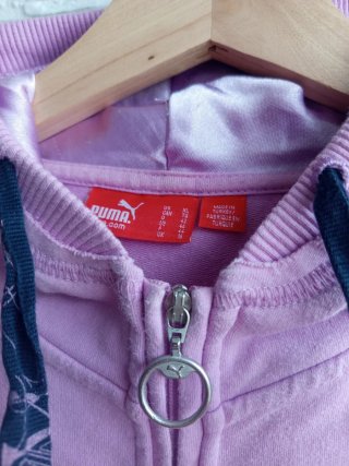 Sudadera de niña Puma Lila Cremallera