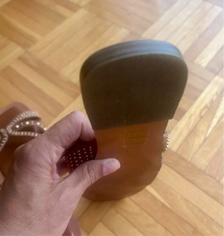 Sandalias pala Corina T39, marrón con dorado