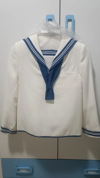 Traje marinero comunión niño blanco-azul 9-10años