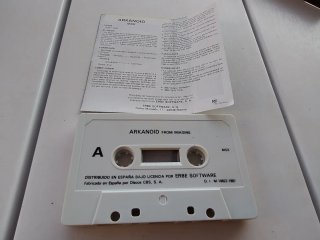 Lote 2 juegos MSX: Arkanoid y Trantor