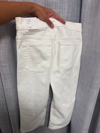 Pantalón blanco Mango Talla 44