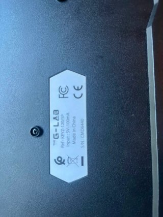 Teclado G-LAB Negro