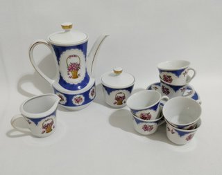 Juego de café Seltmann Weiden Bavaria Anja