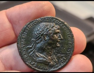 Sestercio de Trajano 34mm 26.7gr