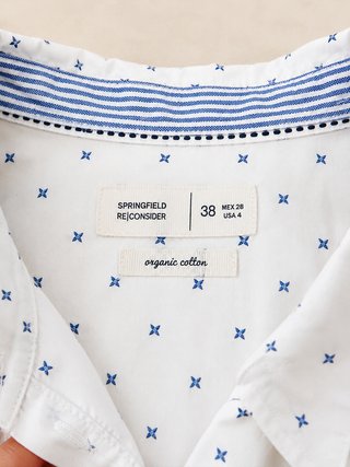 Pack 2 Camisas Springfield Algodón Orgánico Talla