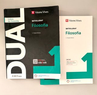 Pack Filosofía 1r Batx Vicens Vives. Buen estado.