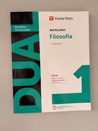 Pack Filosofía 1r Batx Vicens Vives. Buen estado.