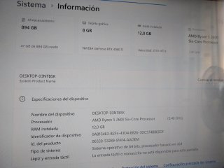 PC Gaming Asus RTX 4060 ti 8GB