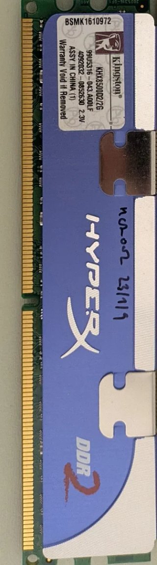 Memoria RAM Kingston HyperX DDR2 2GB