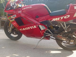 Cagiva Mito 125 Eddie Lawson Roja