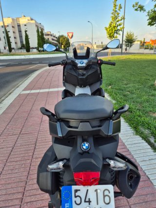 BMW CX400 Maxi Scooter Negra y Gris