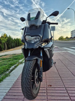 BMW CX400 Maxi Scooter Negra y Gris