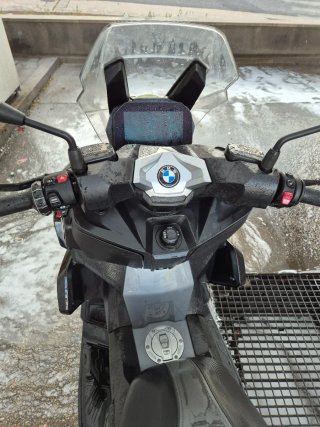 BMW CX400 Maxi Scooter Negra y Gris