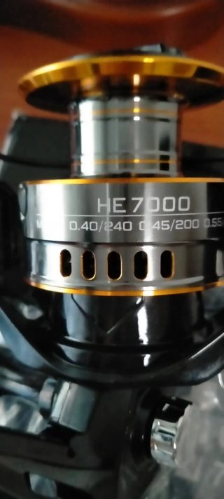 Carrete Pesca HE 7000 Carpa Siluro