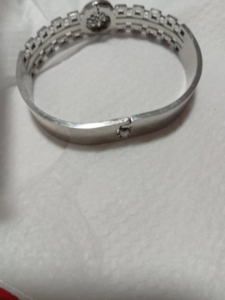 Pulsera rígida árbol de la vida plateada