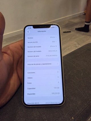 iPhone 12 Batería al 78%