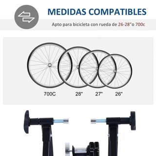 Rodillo de Bicicleta Entrenamiento Plegable