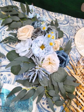 Lote Decoración Azul y Dorado