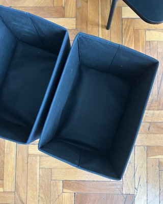 3 Cajas Almacenaje IKEA DRÖNA Negras