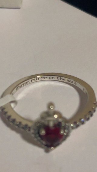 Anillo Corazón Reina Malvada Disney