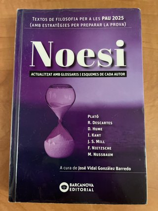Noesi textos de filosofia per a les PAU 2025 (a...