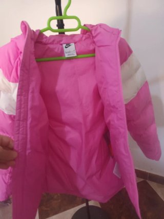 Chaquetón con capucha Nike Rosa Niña