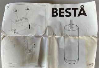 Patas IKEA BESTÅ para muebles (2 unidades)