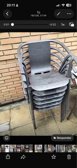 Mesas y sillas de terraza
