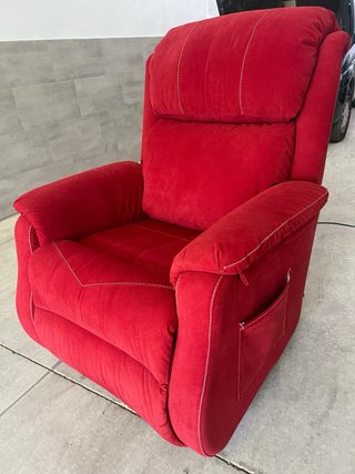 Butaca relax motorizada roja