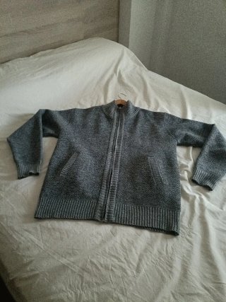 Chaqueta jaspeada con forro suave