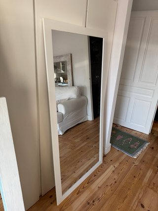 Espejo Madera Blanco 160x80cm