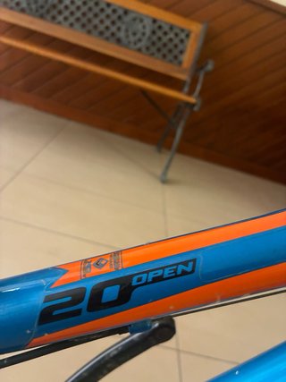 Bicicleta Infantil Megamo Azul y Naranja
