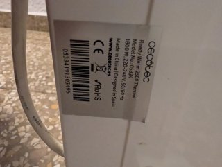 Radiador Cecotec Blanco