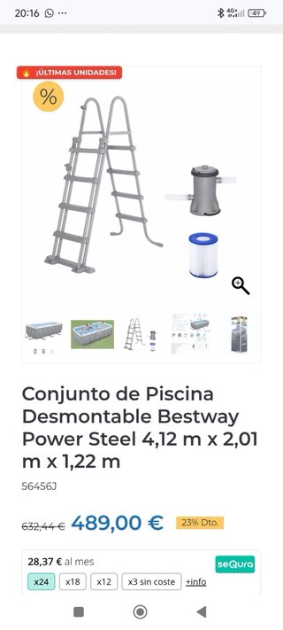 Piscina desmontable familiar