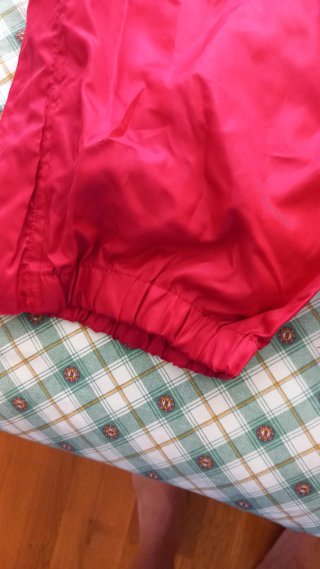 Pantaloni antivento e pioggia rossi tgXXL