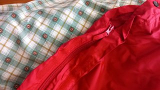 Pantaloni antivento e pioggia rossi tgXXL