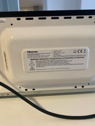 Microondas Hisense Negro