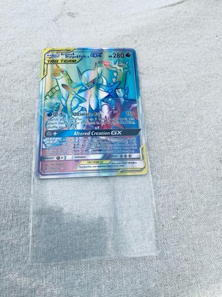 Carta Pokémon Arceus & Dialga & Palkia TAG TEAM GX