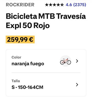 Bicicleta Rockrider EXPL 50