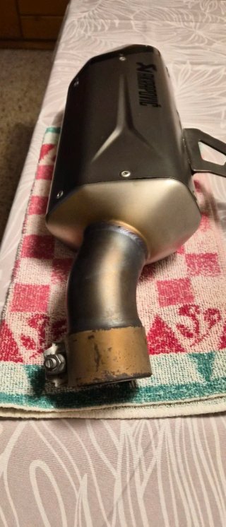 Tubo escape Akrapovic R1300GS Titanio