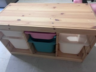 Mueble Almacenaje Infantil Madera