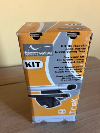 Kit de fijación para barras techo. BMW X3