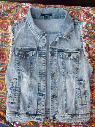 Gilet TALLY WEiJL denim blu xs