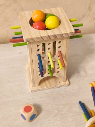 Juego de mesa educativo de madera
