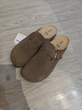 Birkenstock Boston Verde Taupe Talla 46
