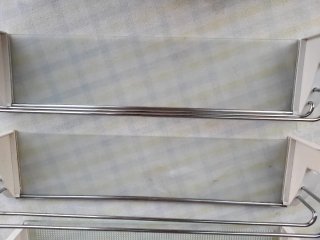 Conjunto de tres estanterias de puerta frigorífico