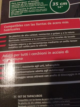 Set 4 Copricerchi Auto Neri