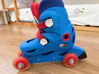 Patines Oxelo Talla 28-30 Azul/Rojo